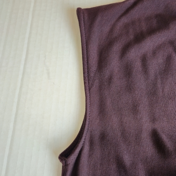 G.I.L.I. (Got It Love It) Women Wine Runched Slimming Dress Size 14 - Picture 6 of 12